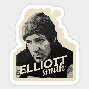 elliott smith classic style Sticker